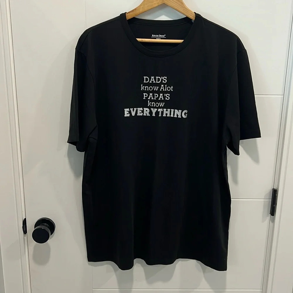 🧡💙  Custom made Papa shirt NEW size XXL